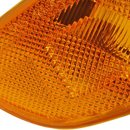 Spec-D Tuning Black Halo LED Projector Headlights with Amber Side Markers - Compatible with 2002-2003 Subaru Impreza WRX (Left & Right Pair) - Upgrade for Night Driving & Enhanced Style