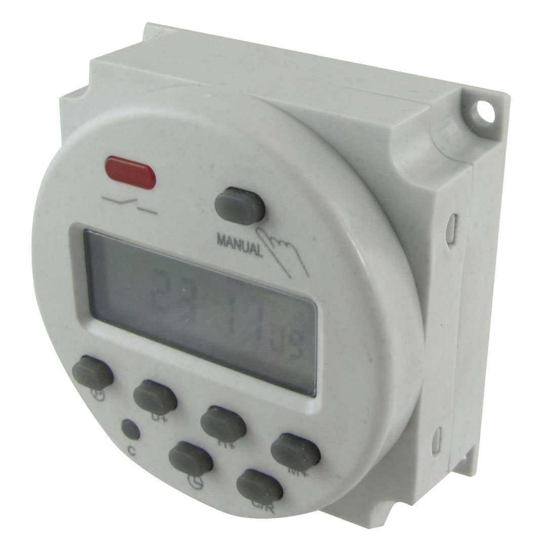 uxcell AC 110V Digital LCD Programmable Timer Switch with 8A Relay - Perfect for Home Automation, Aquarium Lighting, and Appliance Control