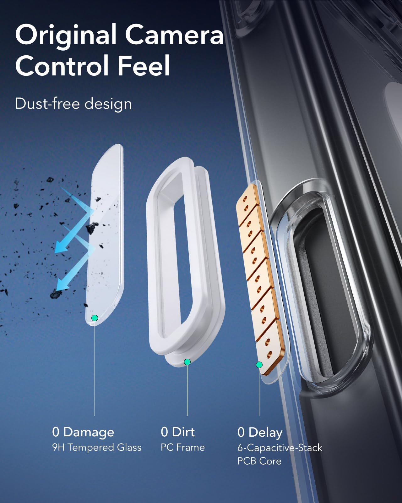 ESR for iPhone 16 Pro Max Case with Camera Control Button | MagSafe Compatible | Military-Grade Shockproof Protection | Clear Hybrid HaloLock Case | Perfect for Outdoor Adventures & Daily Use