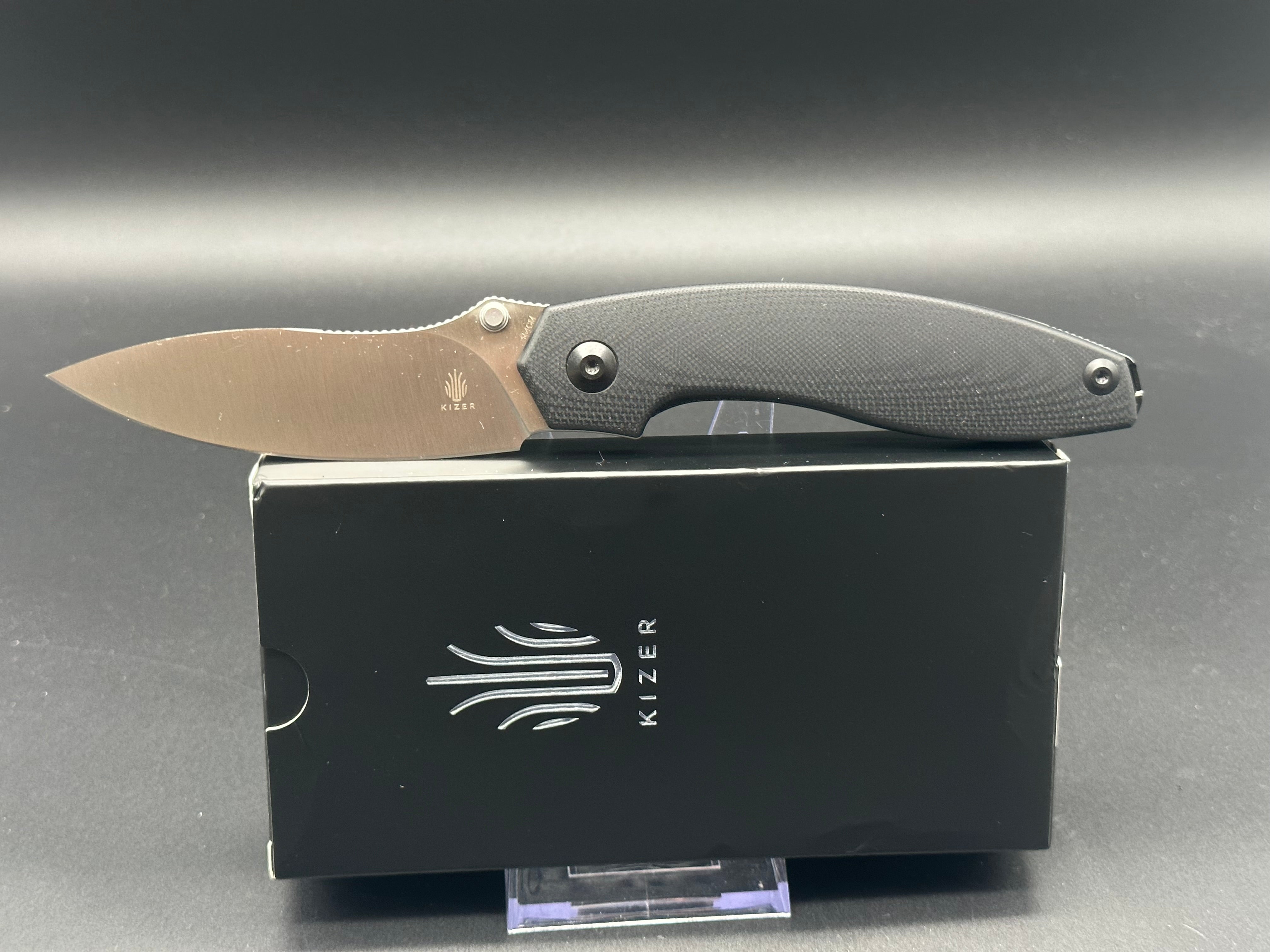 KIZER DOBERMAN Folding Pocket Knife - Premium EDC Knife for Camping, Hiking, and Outdoor Survival Gear