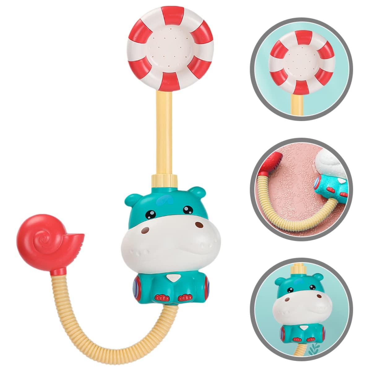 **iFundoM 2-Pack Green Plastic Bath Toys for Toddlers & Kids - Fun Shower & Bathtime Play Set for Indoor Water Play & Sensory Development**