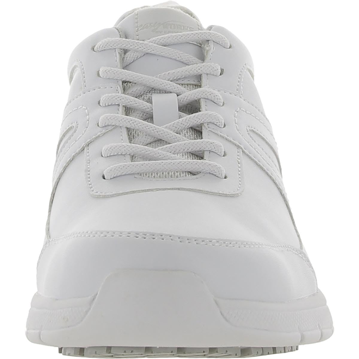 Easy Street Women's Paprika Work Shoes - Slip Resistant & Comfortable Casual Safety Shoes for Women, White - Perfect for Nurses, Waitresses & Healthcare Workers