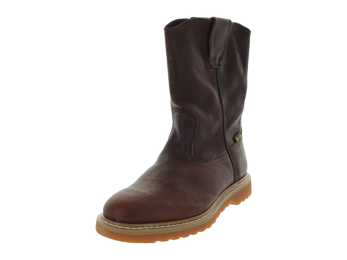CACTUS Men's 1033 10-Inch Wellington Work Boots - Soft Toe, Oil Tumbled Full Grain Leather, Oil Resistant Rubber Outsole - Ideal for Farming, Ranching & Outdoor Work