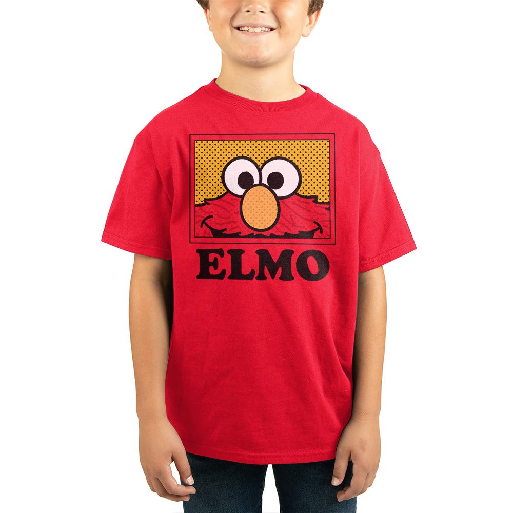 Youth Boys Elmo Shirt - Cute Sesame Street Character T-Shirt for Kids | Soft Cotton Toddler Apparel for Playdates & Birthday Parties