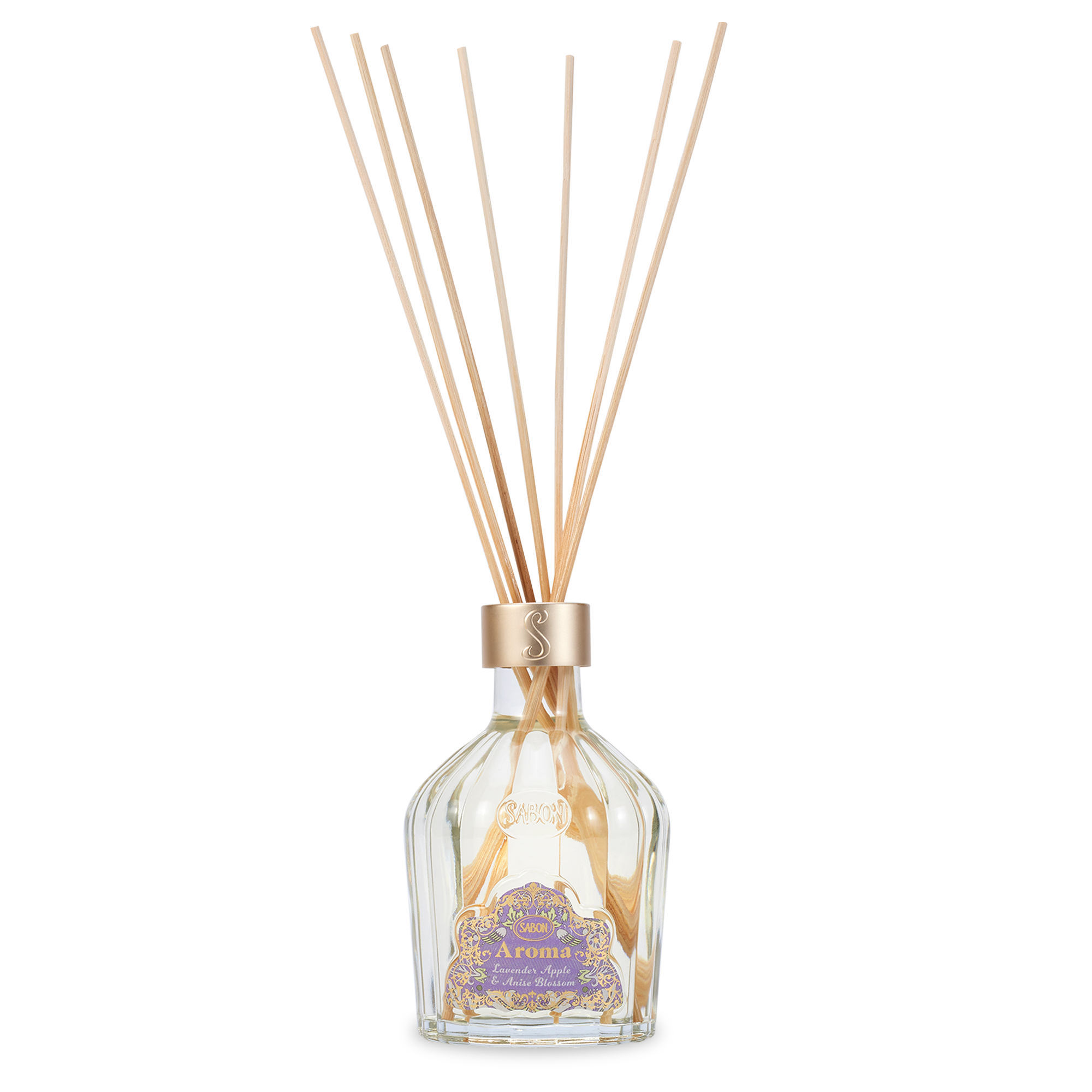 Lavender Apple & Anise Blossom Aroma Reed Diffuser - 8.3oz (245mL) Essential Oil Room Freshener for Home, Office & Spa Relaxation