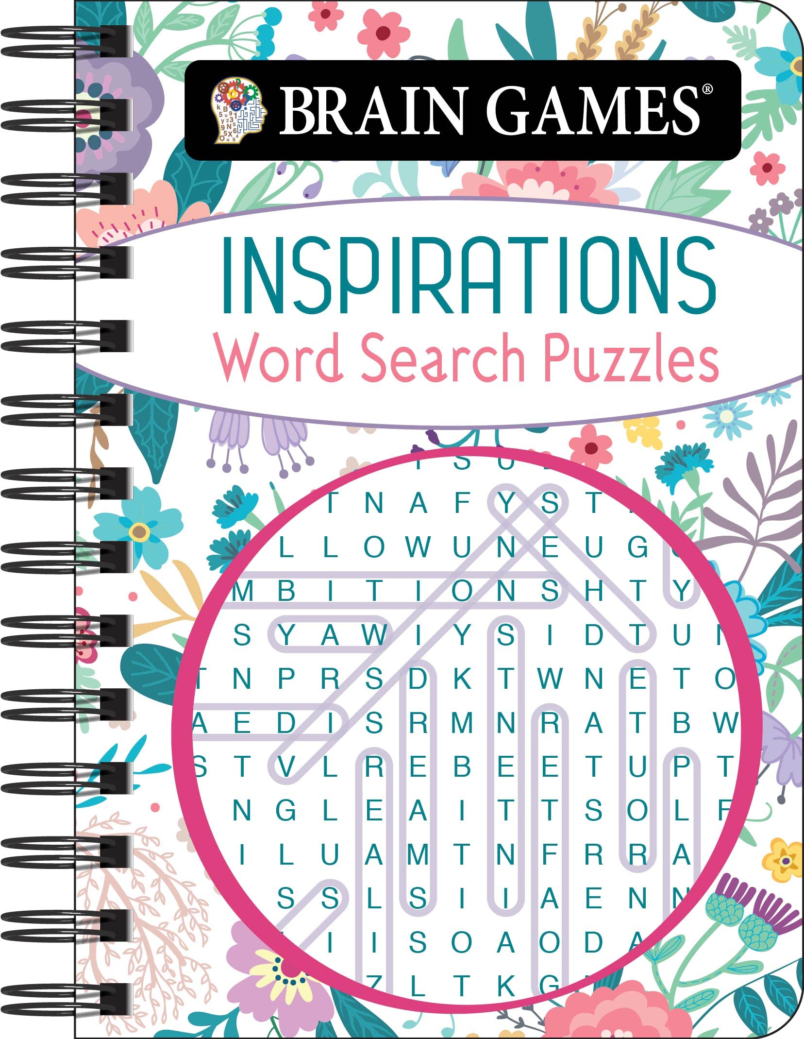 Brain Games To Go - Inspirational Word Search Puzzle Book for Adults | Travel & Commute Entertainment | Stress Relief & Mental Exercise