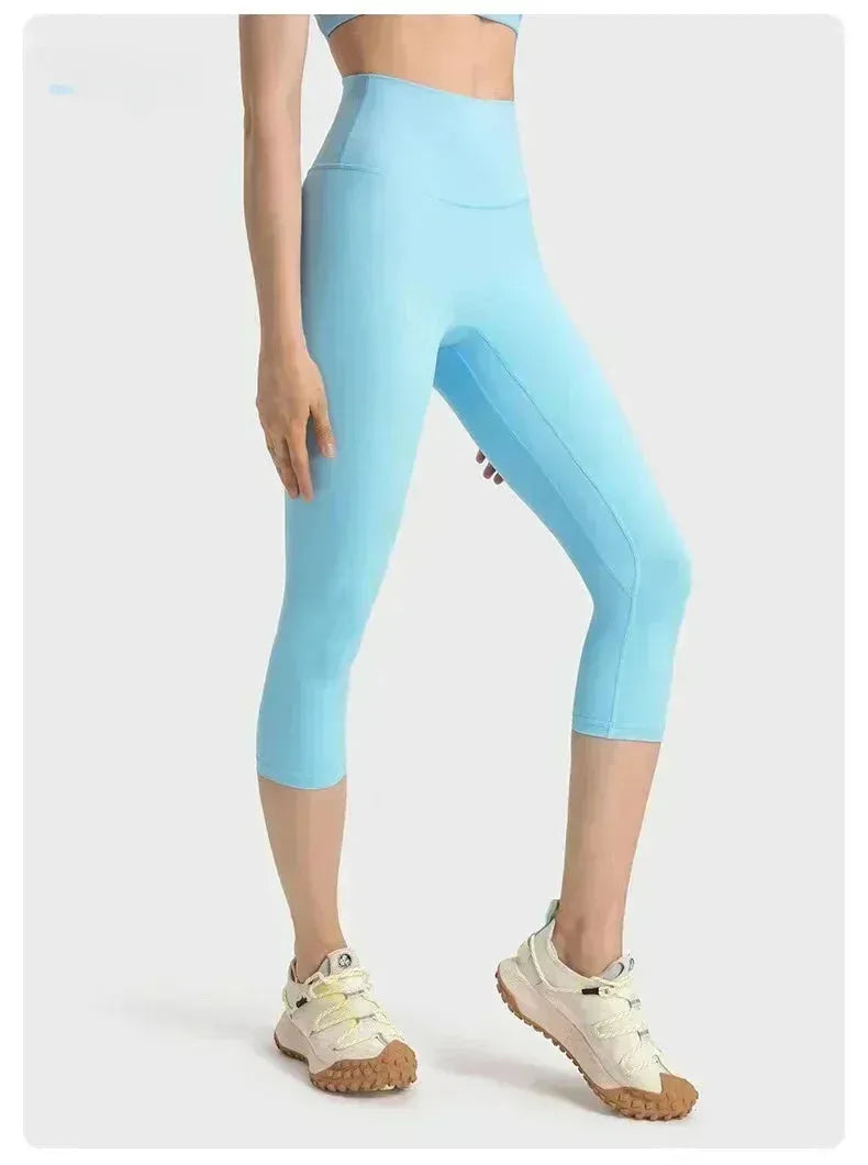 Lemon Women's High Waist Align Yoga Shorts - Workout Fitness Running Cycling Leggings for Women | Perfect for Yoga, Gym, Outdoor Sports & Active Lifestyle