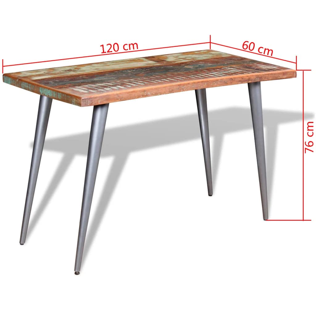 SKM Solid Reclaimed Wood Dining Table - 47.2
