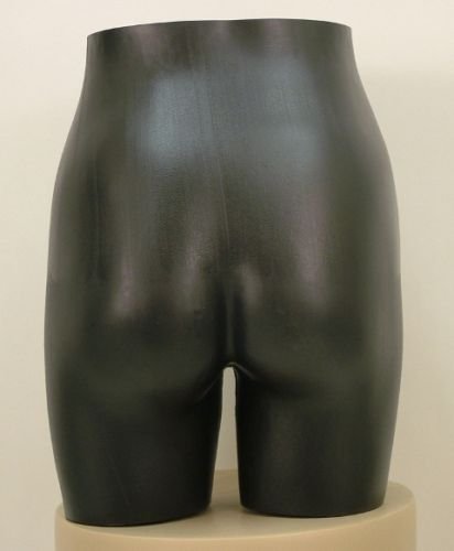 Brand New Female Lingerie Underwear Tush Torso Mannequin Display Black - Perfect for Boutique, Lingerie Store, and Fashion Showcase