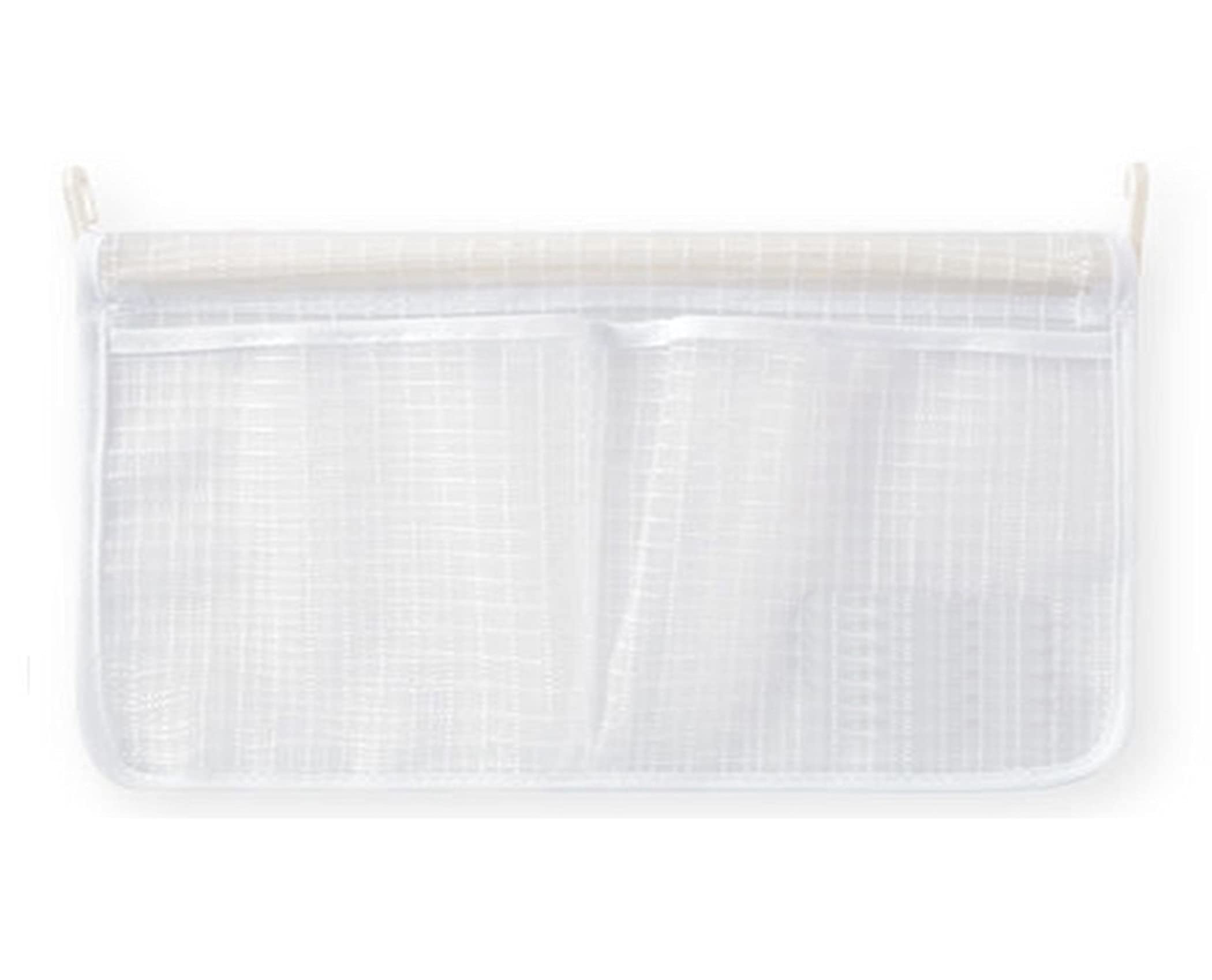 Eco-Friendly Reusable Food Storage Bags - Leakproof & Strong Refrigerator Bags with Grid Separation for Organizing Snacks, Fruits, Vegetables | Perfect for Meal Prep, Picnics & Travel (White)