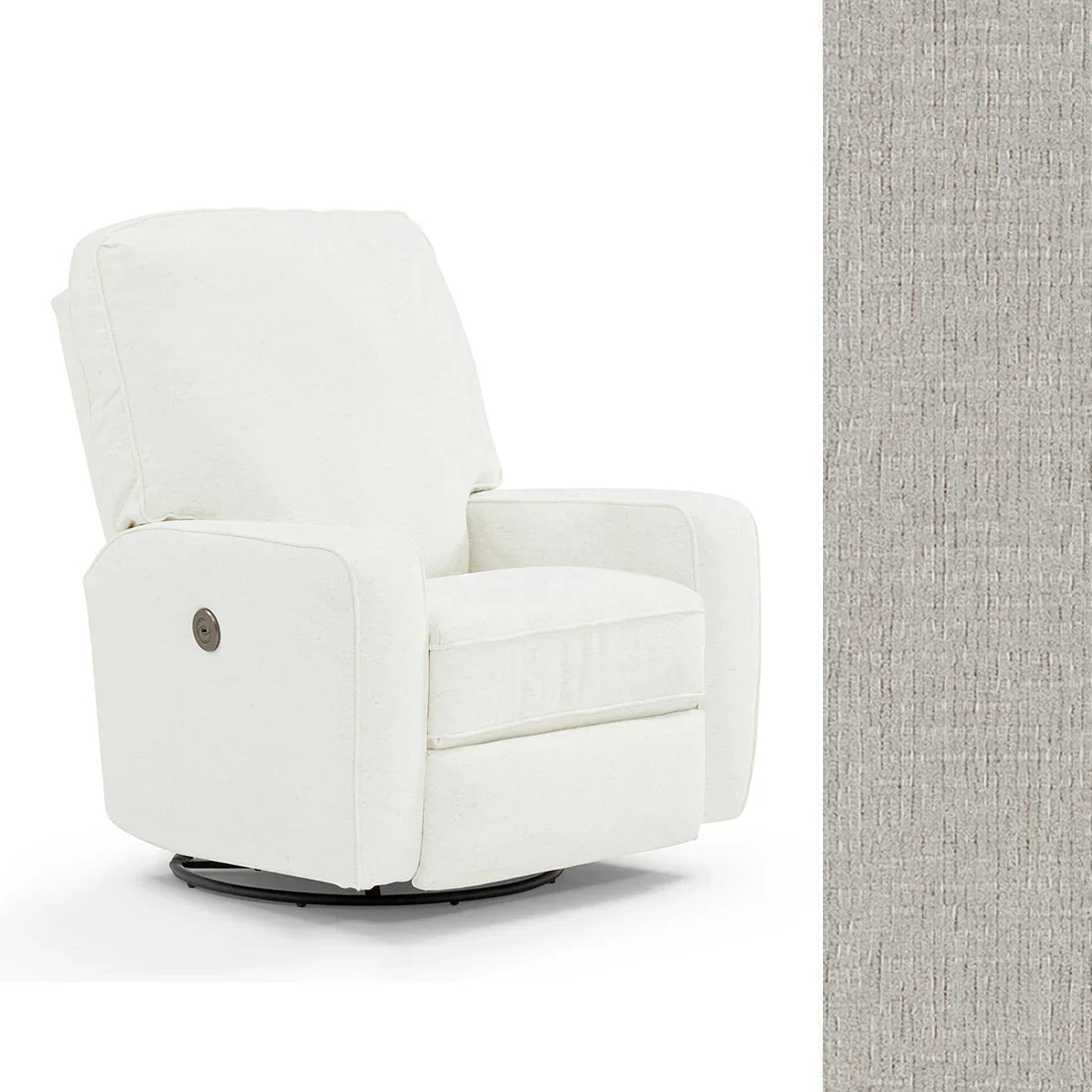 Best Bilana Power Swivel Glider Recliner Chair - Electric Lift Massage Living Room Chair with USB Ports, Perfect for Elderly, Nursing Homes & Home Theater Relaxation