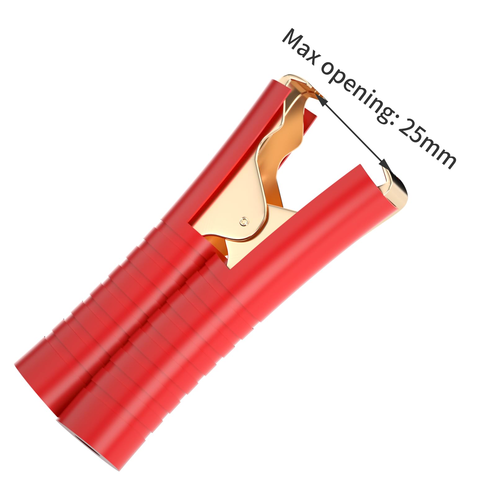 Heavy Duty Insulated Alligator Clips - 10PCS for Car Battery Charging & Electrical Testing - Truck Use