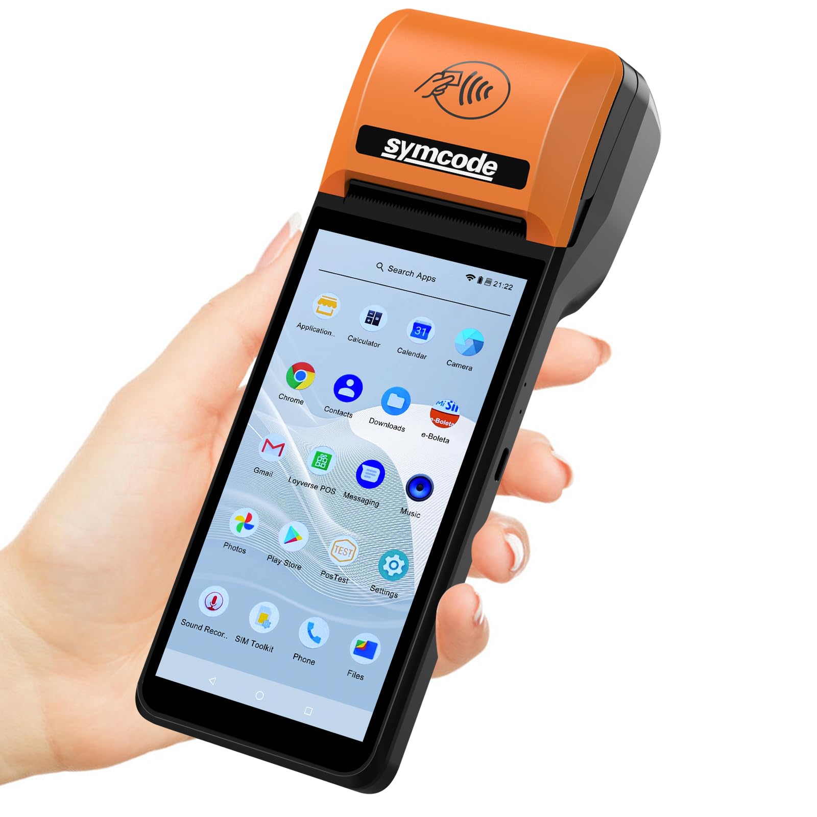 Symcode 58mm High Speed Thermal POS PDA Receipt Printer - Android 12, 5.5