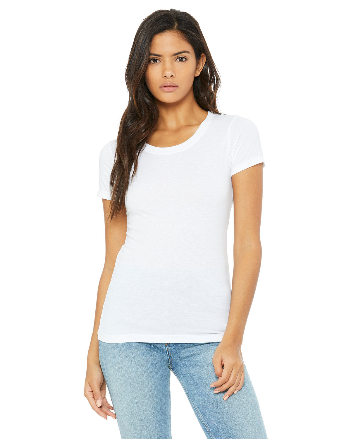 Bella + Canvas B8413 Women's Triblend Short Sleeve T-Shirt - Soft & Comfortable Casual Tee for Everyday Wear, Gym, and Outfits