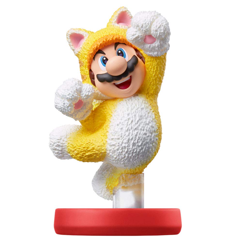 Super Mario amiibo - Cat Mario & Cat Peach Collectible Figures | Official Nintendo US Version | Perfect for Gaming, Display & Nintendo Switch Accessories