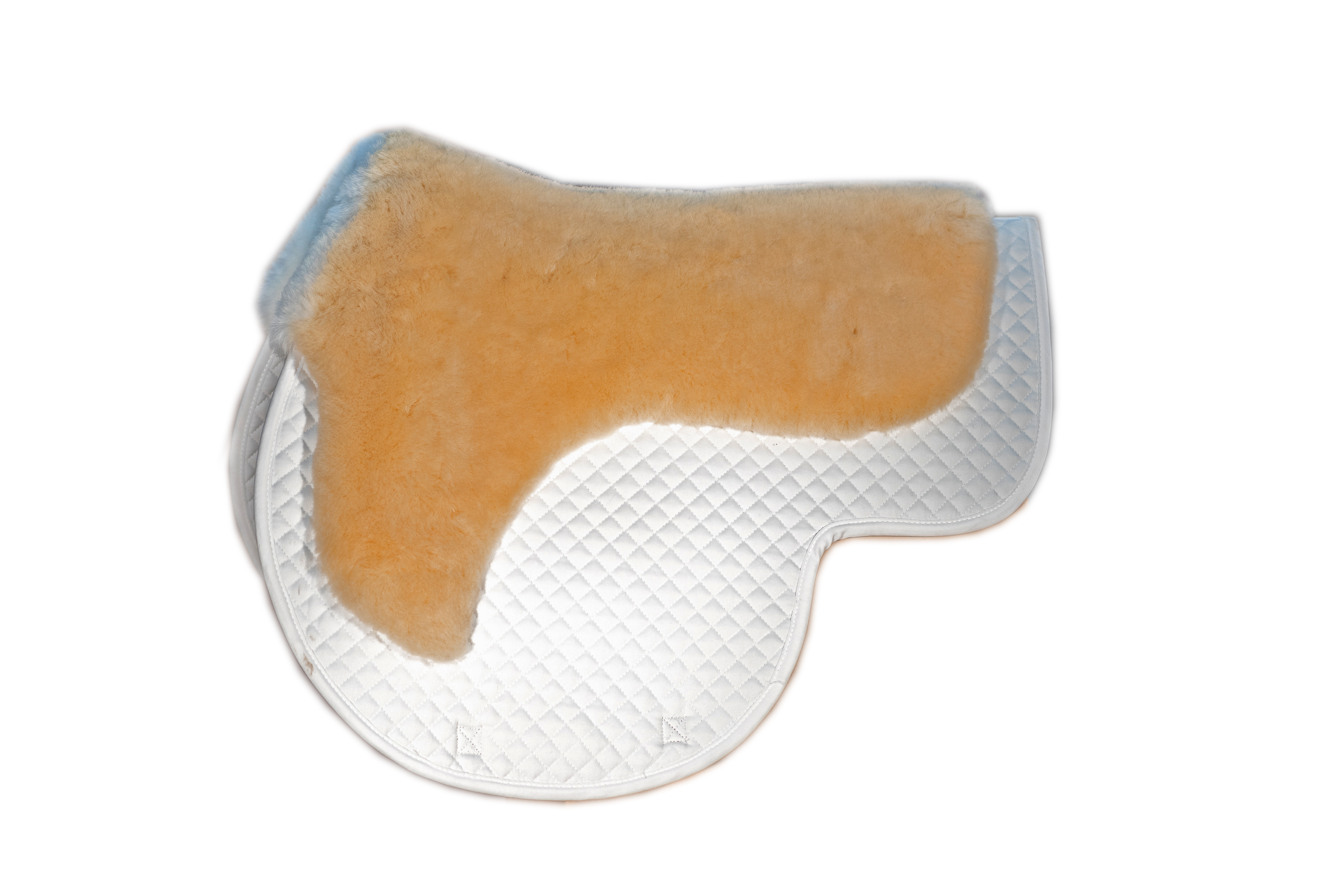 Premium Sheepskin Quilted Cross Country Squarepad with Perfect Balance Technology - Ideal for Equestrian Training, Horseback Riding & Stable Comfort