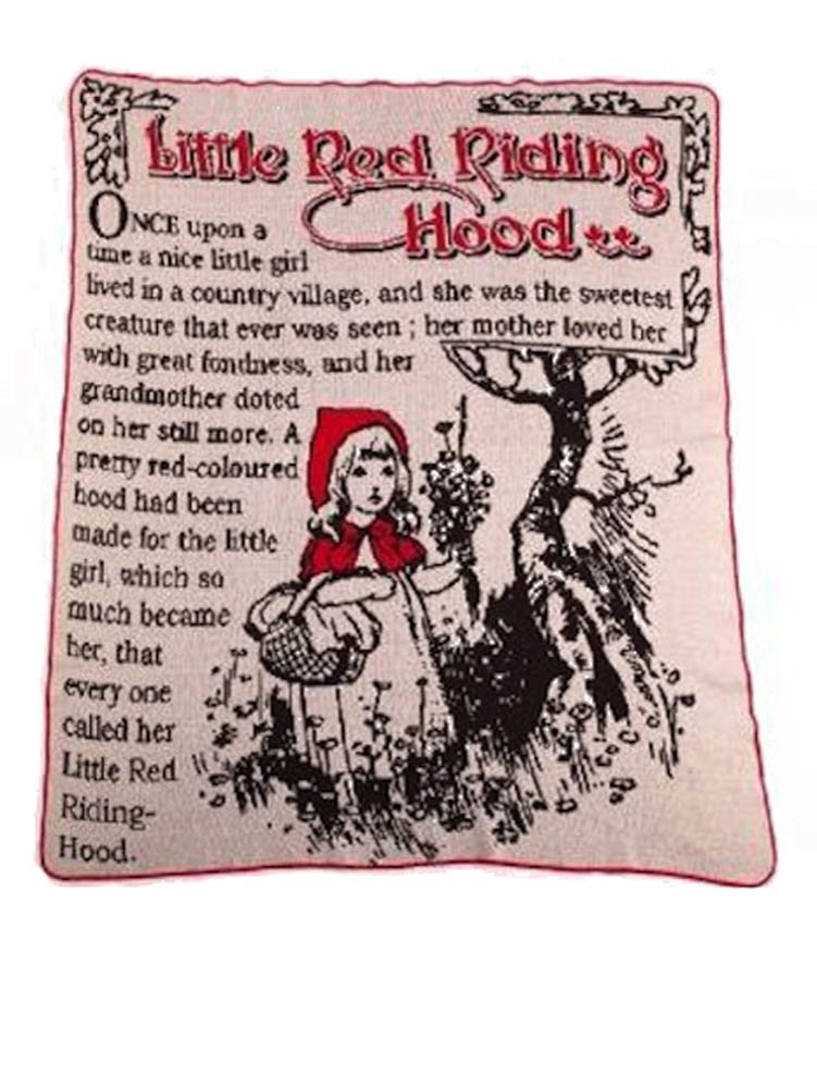 Little Red Riding Hood Large Soft Throw Blanket - Cozy Flannel Fleece for Bed, Couch & Travel - Perfect Gift for Kids & Adults