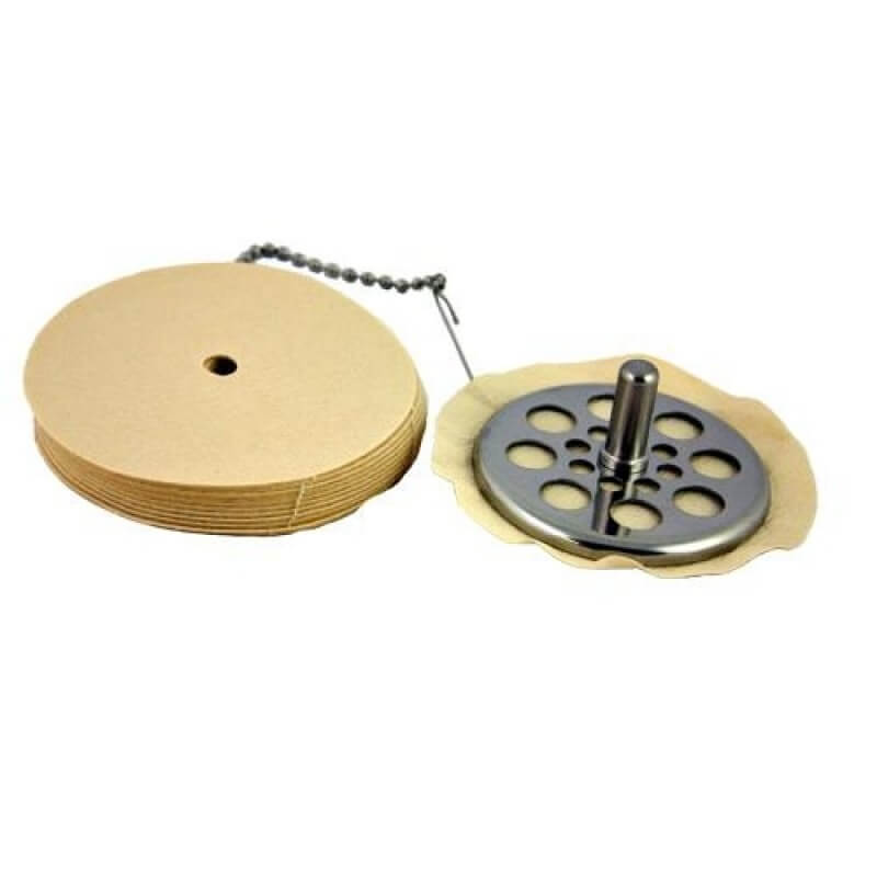Hario V60 Coffee Dripper Adapter & Paper Filters (50 Pack) - Perfect for Pour Over Brewing at Home or Office