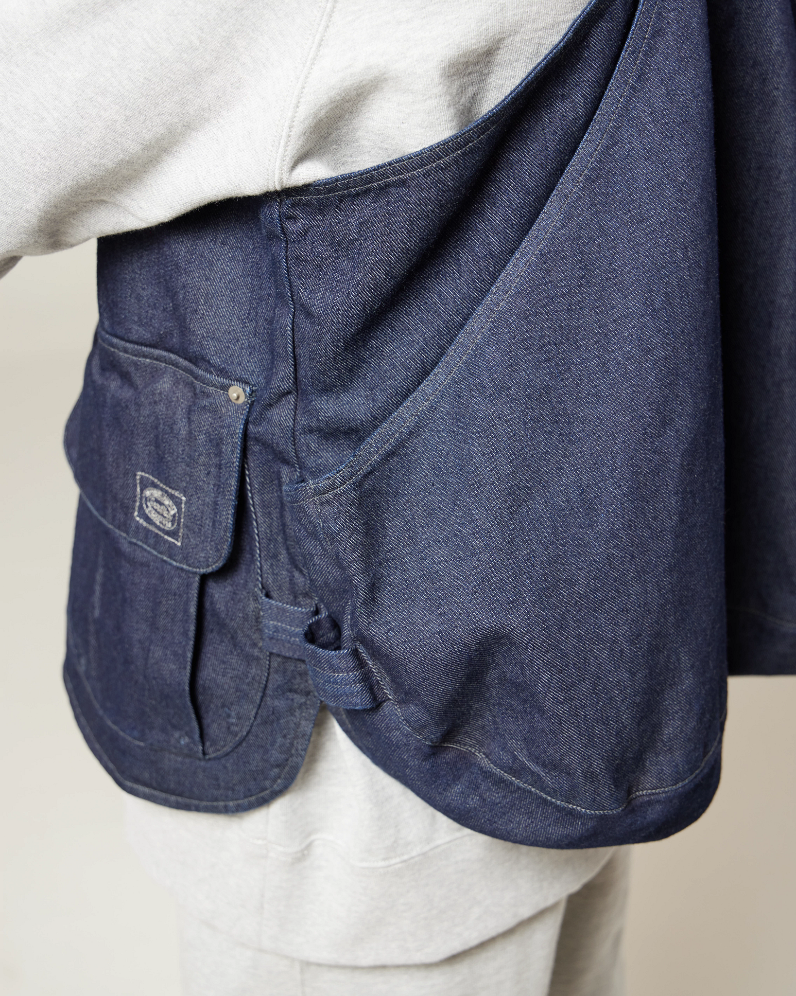 Takibi Denim Vest for Men & Women - Lightweight Distressed Denim Jacket with Front Pockets - Perfect for Casual Outfits, Streetwear, and Outdoor Adventures
