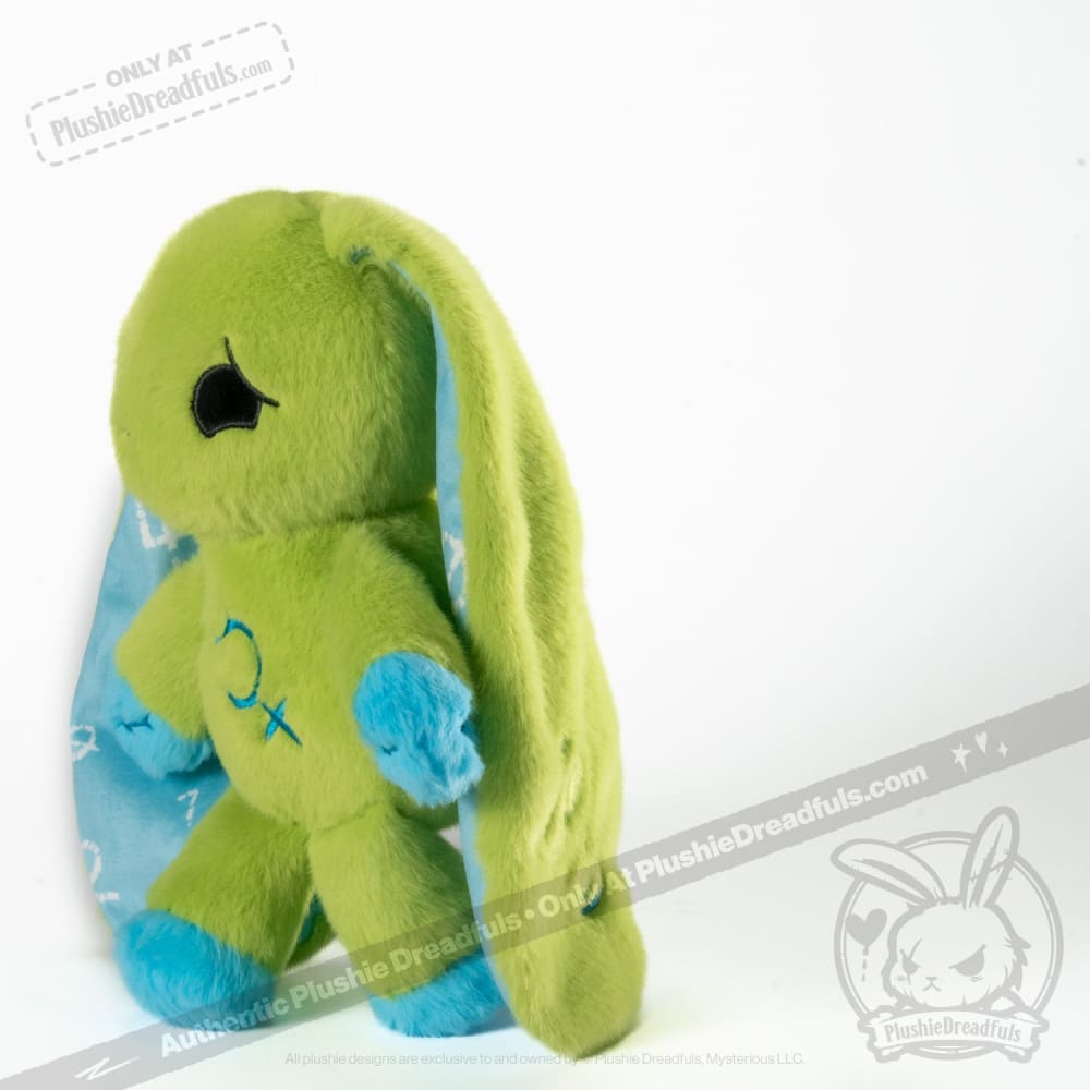 Plushie Dreadfuls Dyscalculia Rabbit - Soft Stuffed Animal Toy for Kids & Adults, Comfort Plush for Anxiety Relief, Math Learning Aid, Unique Gift for Neurodiversity Awareness