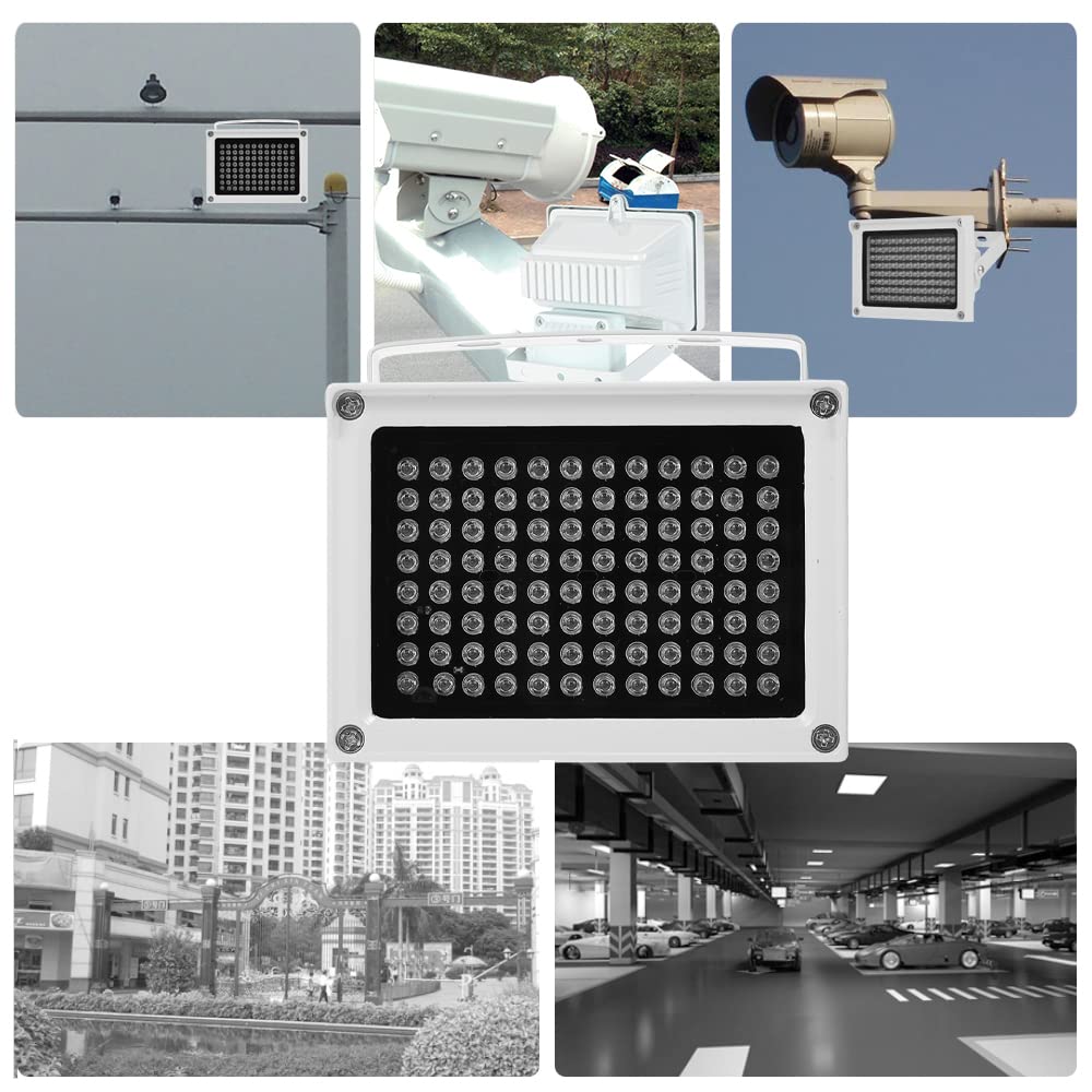 Kavolet 96 LEDs IR Illuminator - Waterproof Infrared Light for Outdoor Security Cameras | Night Vision Enhancer for Home & Business Surveillance | Perfect for Driveways, Backyards & Dark Areas