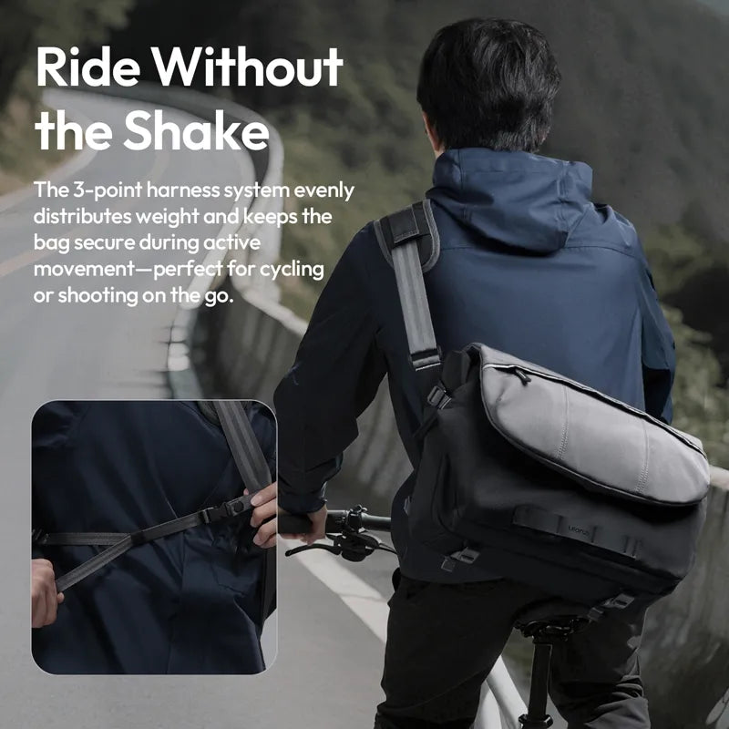 Ulanzi TE88 Professional Camera Shoulder Bag B167 - Waterproof DSLR/SLR/Mirrorless Camera Case for Travel, Photography & Outdoor Adventures