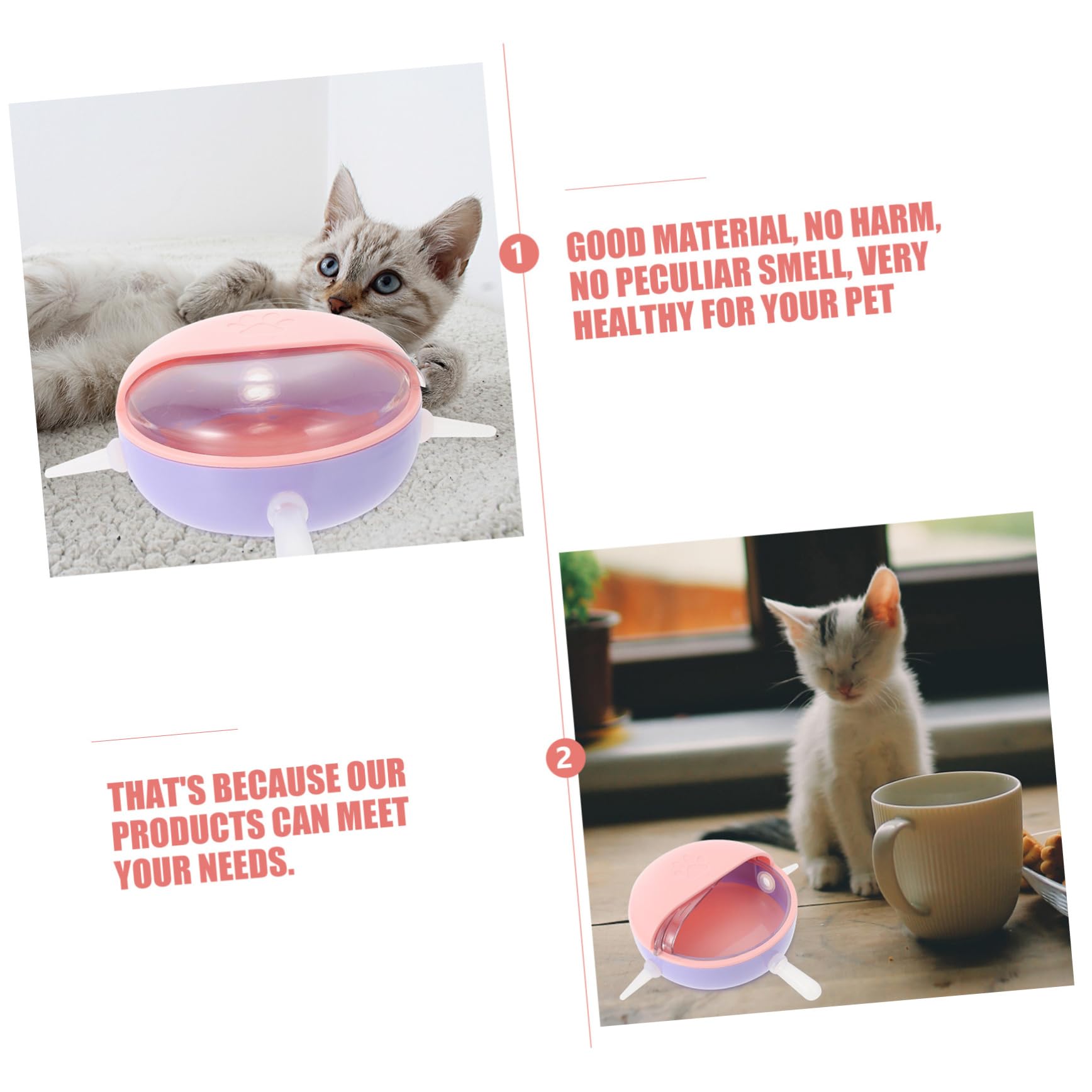 Balacoo Silicone Pacifier Puppy Feeder - Soft Kitten & Dog Nipple Milk Bowl for Small Animals - Bubble Pup Cat Pacifier for Nursing Dogs, Cats, Puppies & Kittens - Perfect for Newborn Pet Care & Weaning Transition