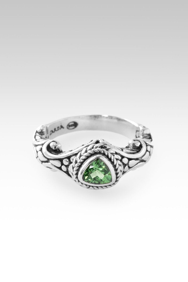 Love One Another Ring II™ in Tsavorite Garnet - Elegant Green Gemstone Promise Ring for Women, Couples & Anniversaries - Perfect for Valentine's Day, Engagement & Romantic Gifts