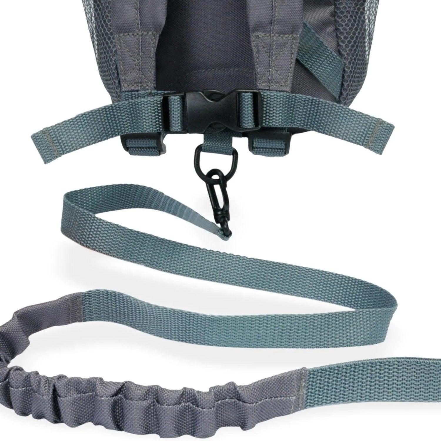 Brica By Your Side Safety Harness Backpack for Kids - Adjustable Child Leash with Comfortable Padding, Anti-Lost Walking Strap for Toddlers - Perfect for Travel, Shopping, and Crowded Places