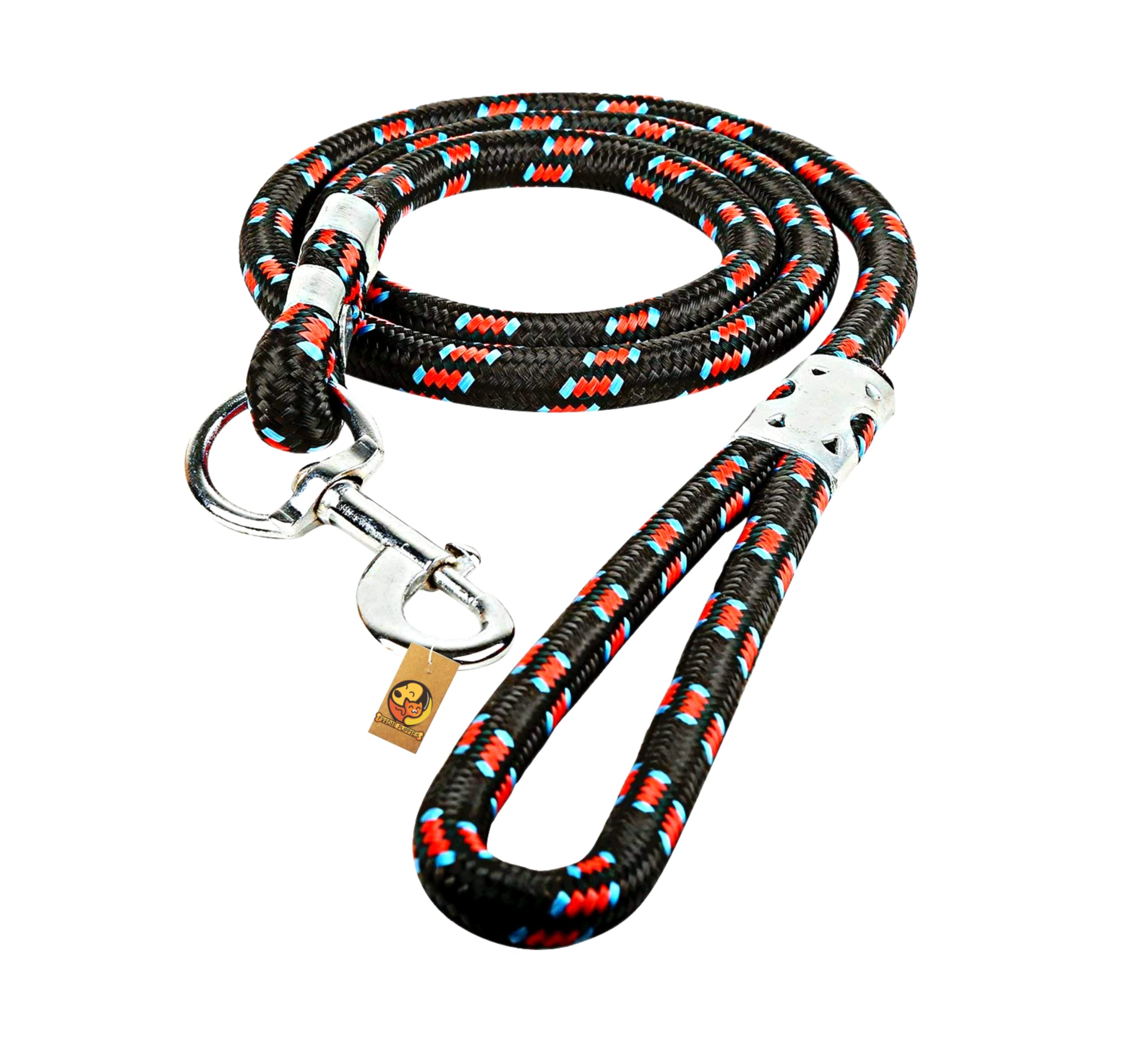 Premium Nylon Dog Leash for Medium to Large Dogs - 18mm Strong Training & Walking Rope with Secure Hook - Perfect for Outdoor Adventures, Park Visits, and Daily Walks (Design May Vary)