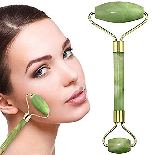 ATMIYA CREATION Natural Himalayan Stone Face Massager Roller & Gua Sha Tool for Facial Toning, Firming & Serum Absorption - Anti-Aging Beauty Skincare for Face & Neck Massage at Home or Spa