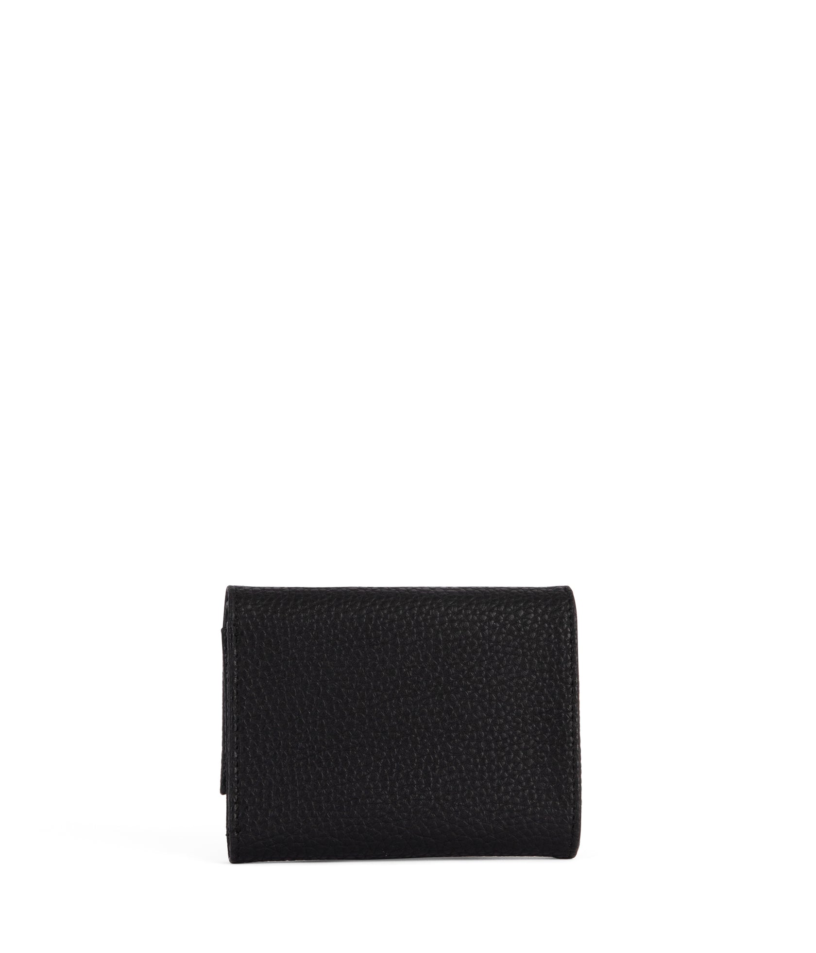 Matt & Nat Black Artin Trifold Vegan Leather Wallet for Men - Slim RFID Blocking Bifold Credit Card Holder for Everyday Use & Travel