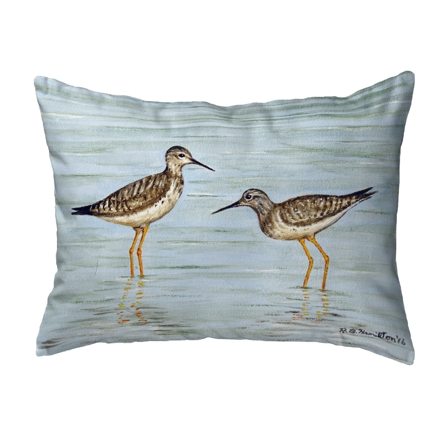 Betsy Drake KS430 Decorative Throw Pillow 11x14 Inches - Multi-Color Accent Pillow for Sofa, Bed, Couch & Home Decor
