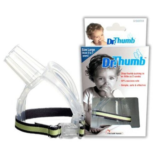 Dr. Thumb - Thumb Sucking Prevention & Treatment for Kids Ages 3-7 | Stop Thumb Sucking Habit | Comfortable & Safe Solution for Day & Night Use | Perfect for Home, School & Travel