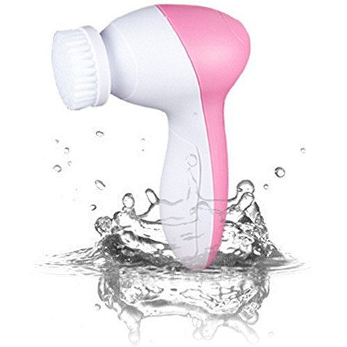 5-in-1 Electric Facial Cleansing Brush - Rechargeable Pore Cleaner & Skin Massager for Face & Body, Deep Cleansing Exfoliation & Beauty Care - Perfect for Daily Skincare Routine & Spa Treatment