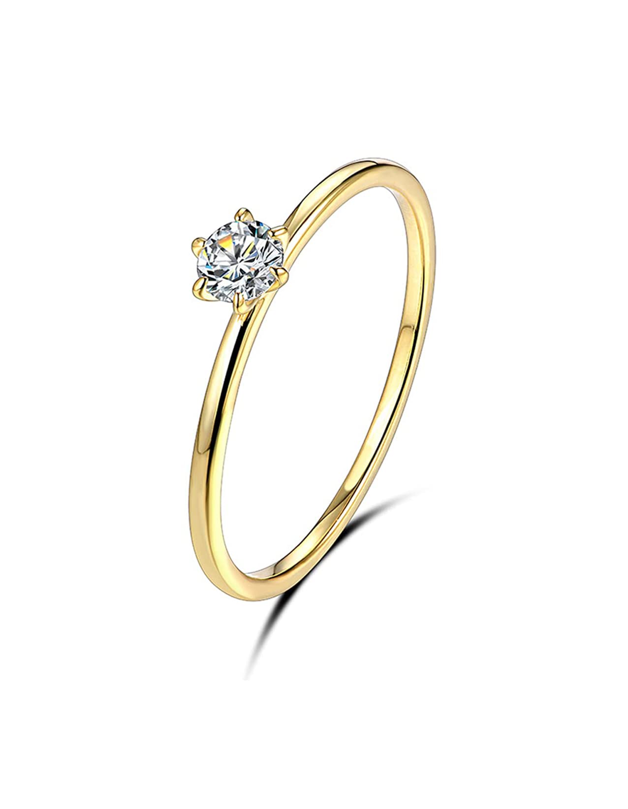 Moissanite Engagement Rings for Women - 17pcs Stackable Wedding Band Set with Lab Diamond - Rose Gold Plated Jewelry for Bridal, Anniversary & Special Occasions