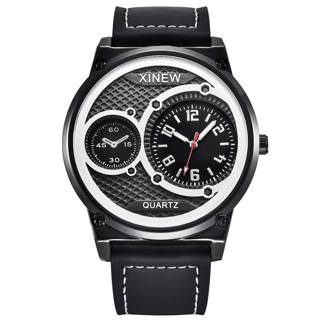 Luxury Men's Business Quartz Watch - Solar Powered, Waterproof, Stainless Steel - Perfect for Office, Formal Events & Gifting