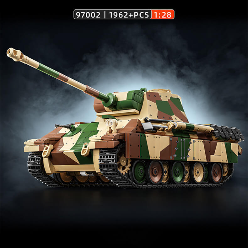 1/35 Scale 12GO 97002 Panther Medium Tank G Model Kit - WW2 German Military Vehicle for Collectors & Hobbyists | Perfect for Dioramas, Wargaming & Historical Displays