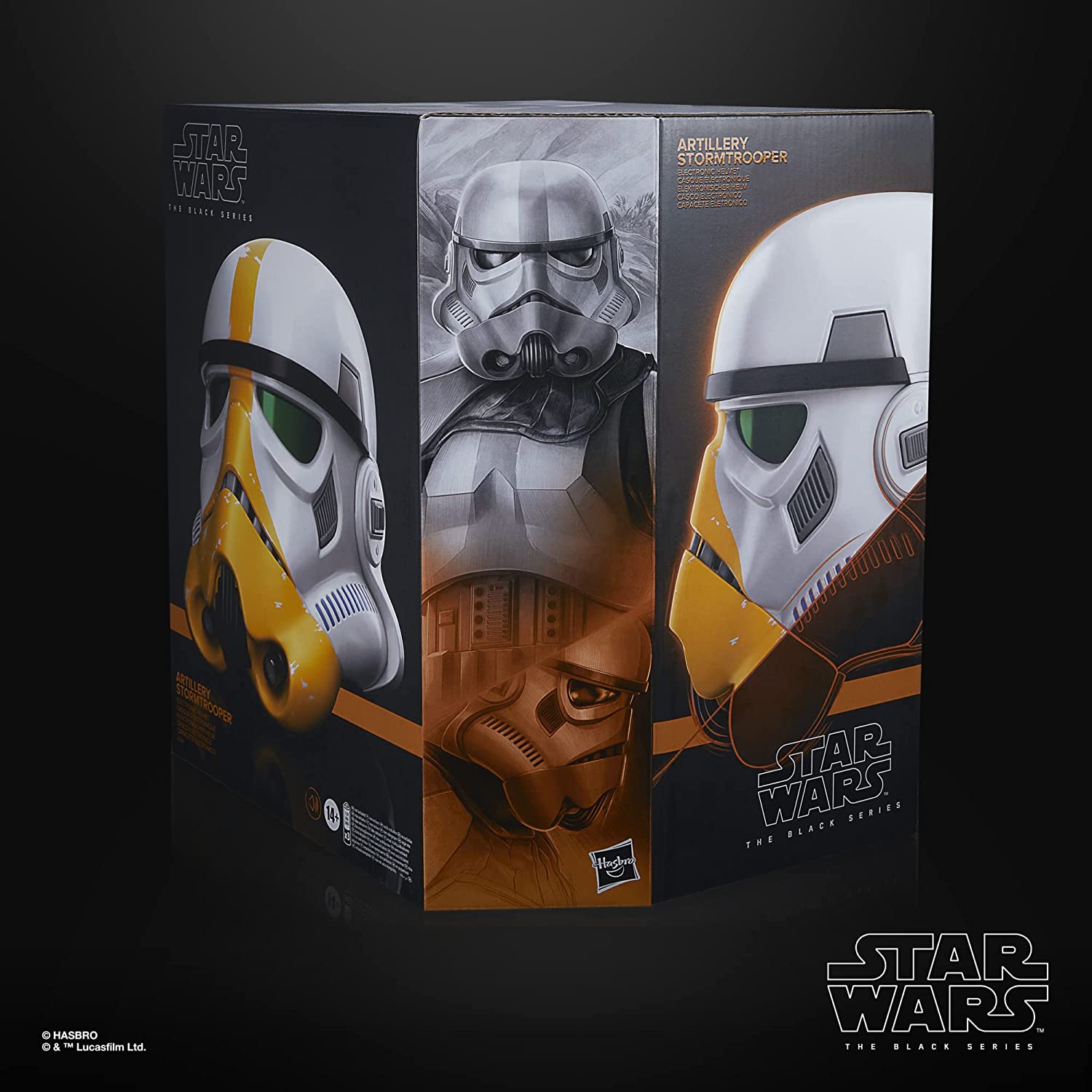 Star Wars The Black Series Artillery Stormtrooper Electronic Helmet - Premium Collectible Cosplay & Display Piece for Fans & Collectors - Perfect for Halloween, Comic Con & Star Wars Themed Events
