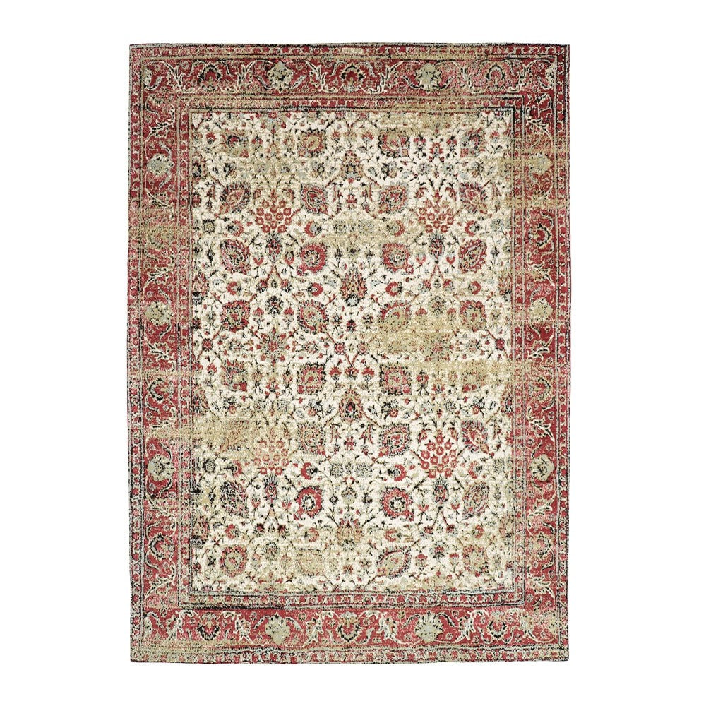 Antalya Filigree Floor Rug 240cm x 340cm (8'x11') - Soft Bohemian Area Rug for Living Room, Bedroom & Home Decor