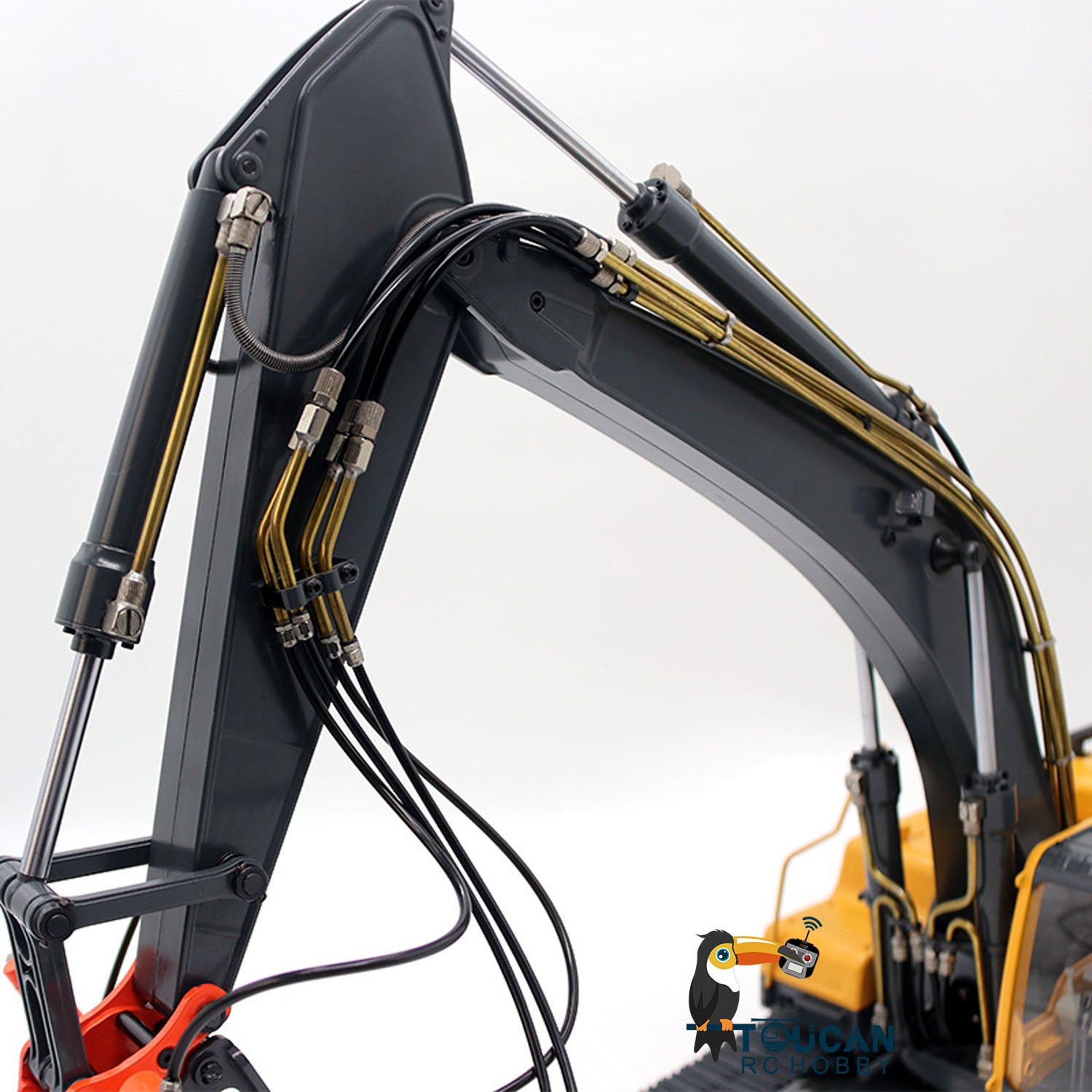 1/14 Scale JDM 106 V2 RTR EC360 RC Hydraulic Excavator - Upgraded Remote Control Construction Vehicle with Realistic Digging Function | Ready-to-Run Assembled Model for Adults & Kids | Perfect for Construction Simulation, Backyard Digging & RC Hobby Enthusiasts