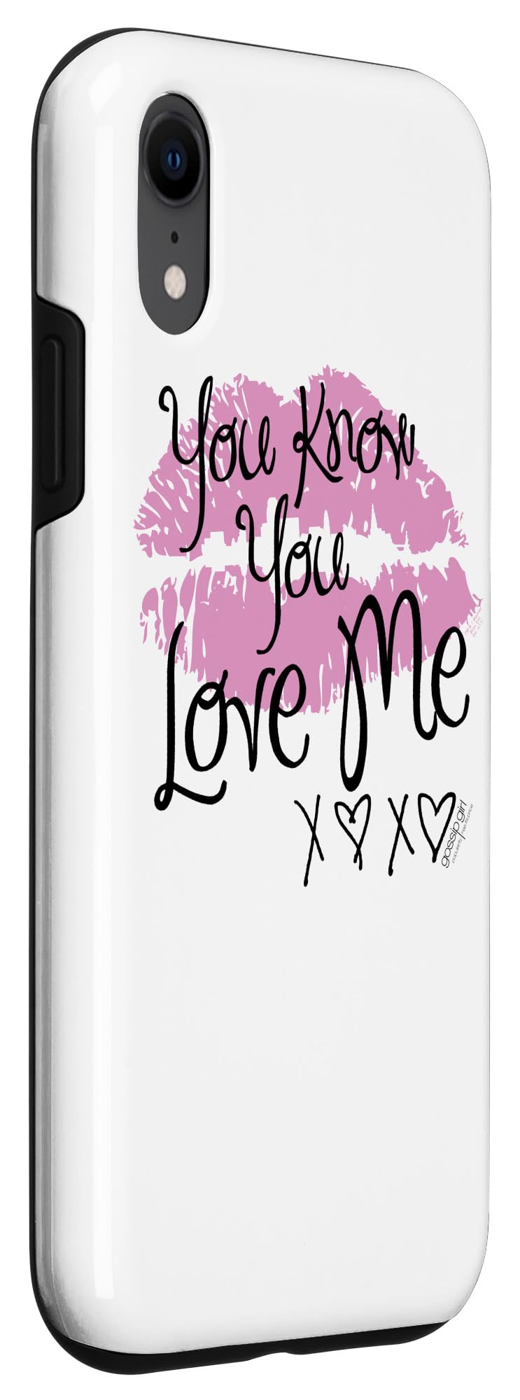 iPhone XR Case - Gossip Girl 'You Love Me' Quote Design - Trendy Protective Cover for Daily Use & Fashion Accessories