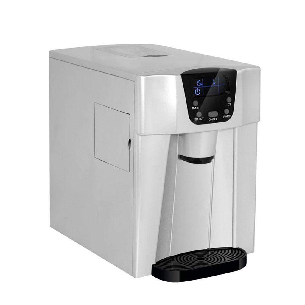 GaoF 2-in-1 Automatic Ice Maker & Water Dispenser - Portable Countertop Ice Machine for Home, Office, RV, and Parties | Fast Ice Cube Production