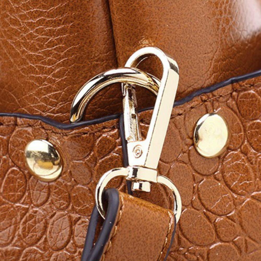 Nolix Women's Crossbody Bag - Soft PU Leather Purse with Multiple Pockets, Stylish Shoulder Handbag in Brown | Perfect for Work, Travel & Everyday Use