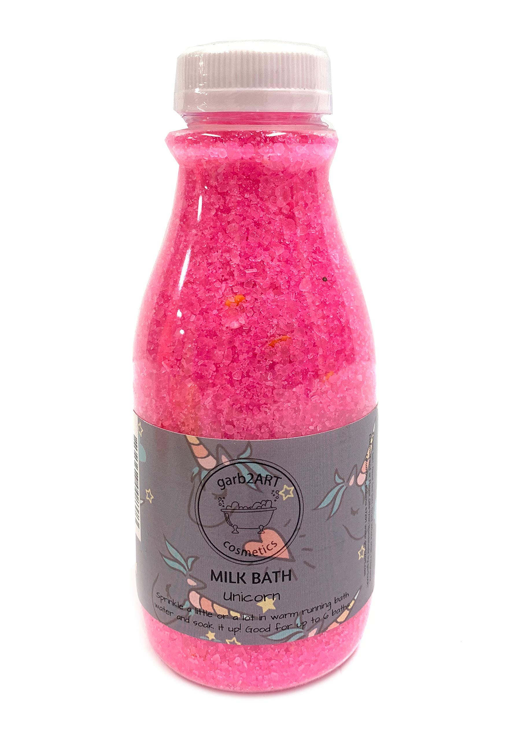 Unicorn Milk Bath Soap & Pouf Set - Luxurious Bathing Experience for Relaxation & Skin Care | Perfect for Spa Days & Self-Care Gifts