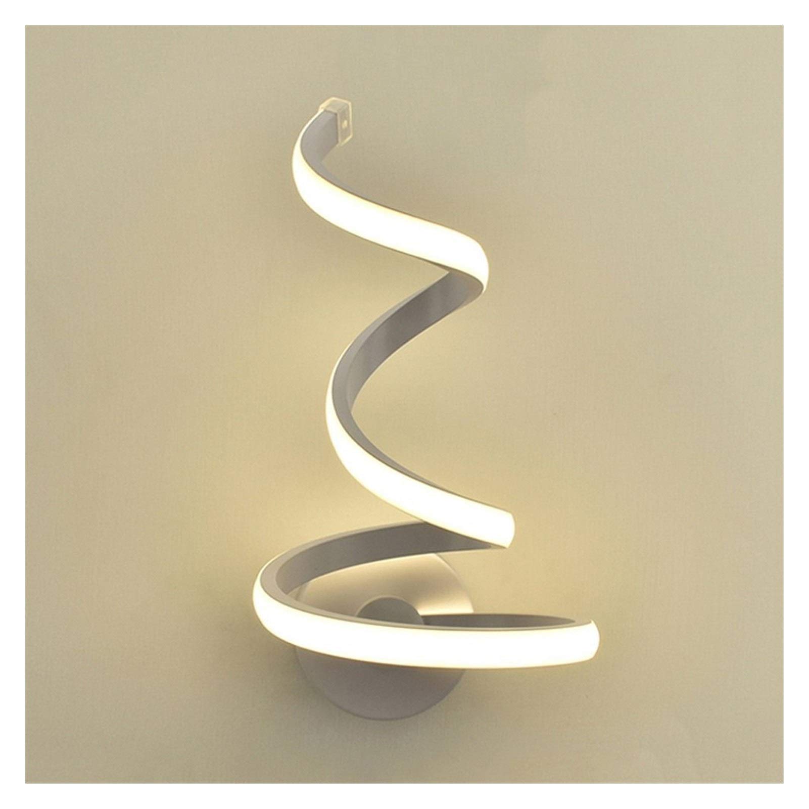 Nordic Style LED Wall Lamps - Warm White/Cool White Dimmable Indoor Lighting for Bedroom & Living Room - AC 85-265V - Perfect for Cozy Home Decor & Ambient Lighting (Dark Size, Warm Light)
