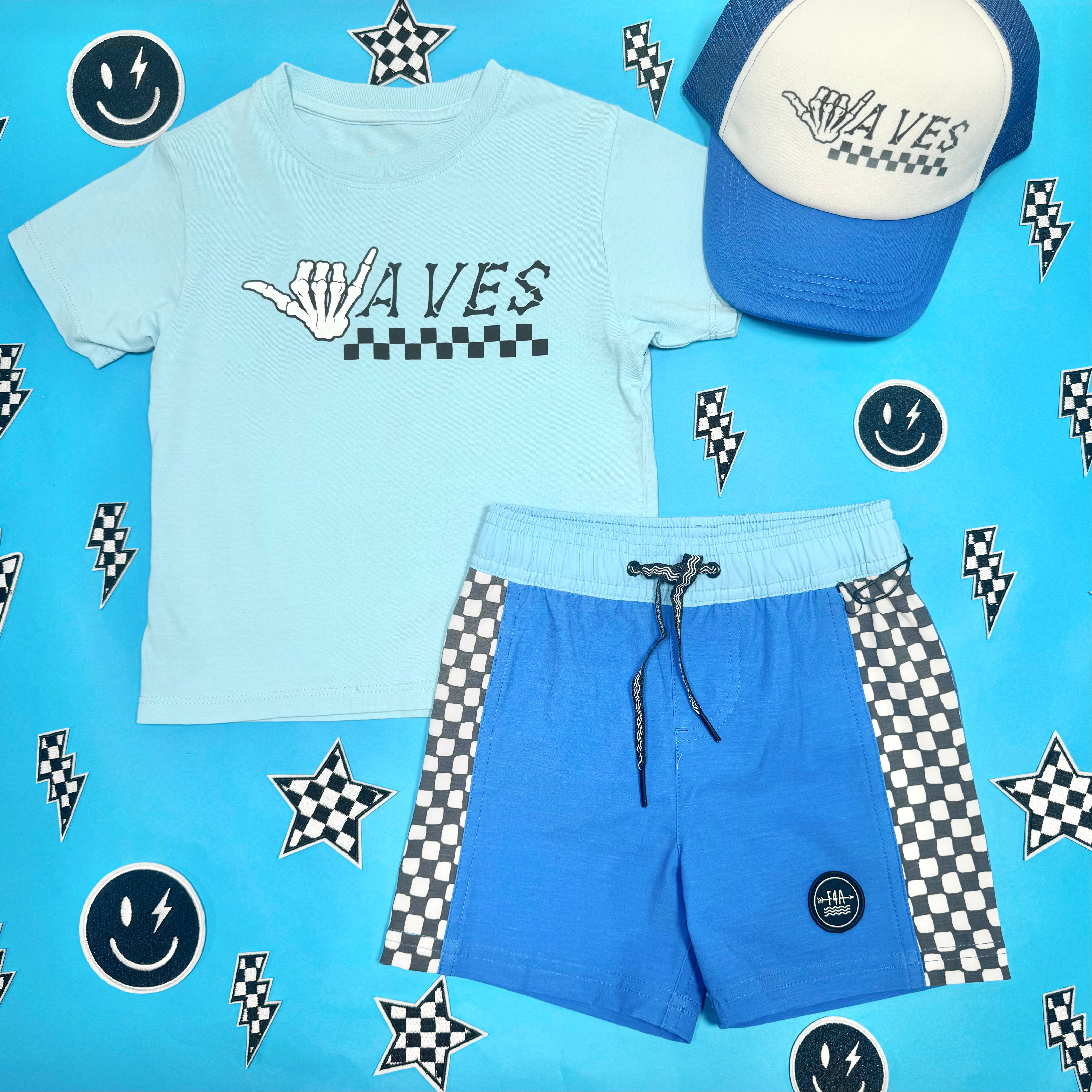 Vintage Waves Graphic T-Shirt for Men & Women - Soft Cotton Retro Surf Style Tee - Perfect for Beach, Casual Wear & Summer Outfits