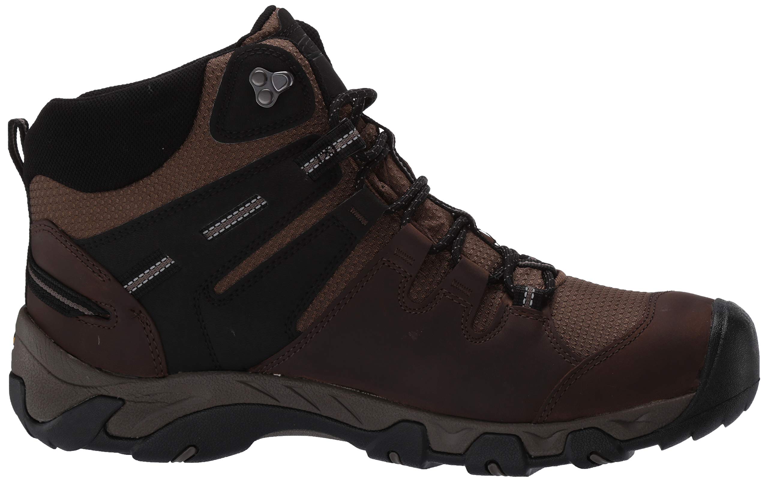 KEEN Men's Steens Mid Height Leather Waterproof Hiking Boots - Durable Outdoor Shoes for Trekking, Camping & Mountain Adventures