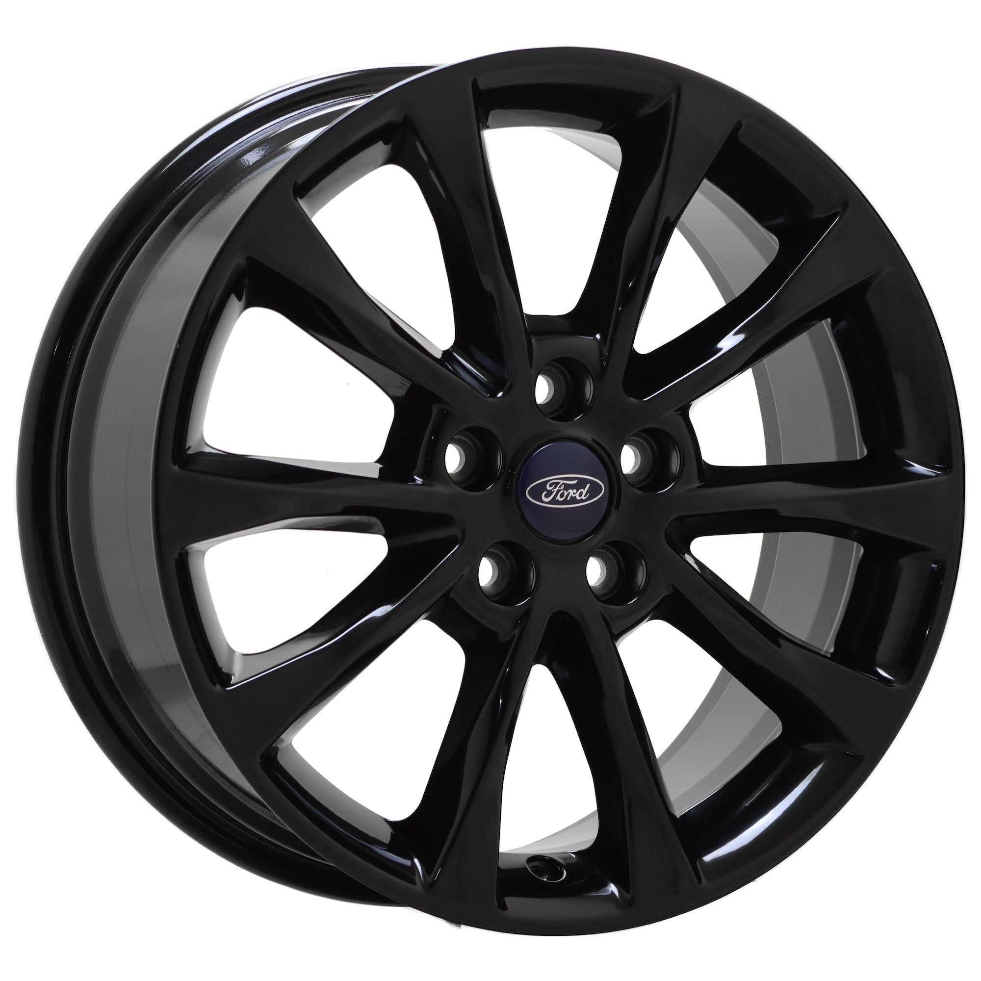 17 Ford Fusion Gloss Black OEM Factory Wheels Rims Set 10119 - Perfect Upgrade for Sedans & Daily Driving