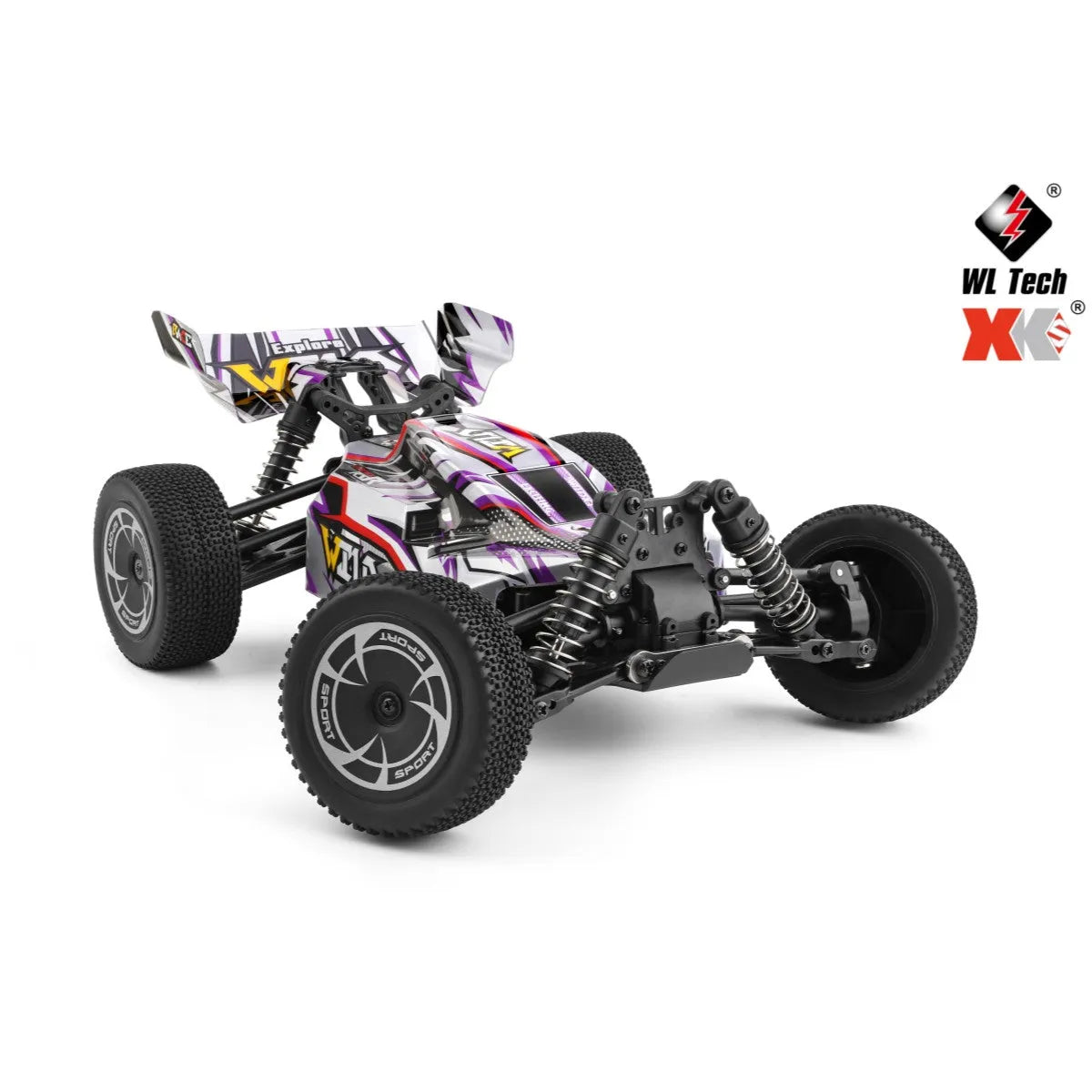 WLtoys 144016 1/14 Scale 2.4GHz 4WD Brushed RC Racing Car - High Speed Off-Road Remote Control Vehicle for Kids & Adults, Perfect for Backyard, Park & Outdoor Adventures